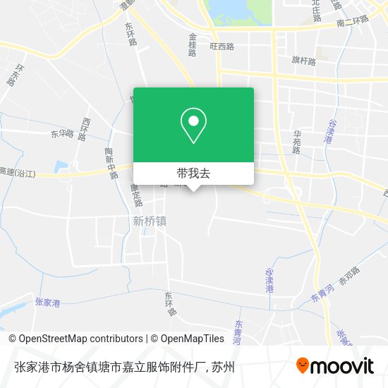 张家港市杨舍镇塘市嘉立服饰附件厂地图