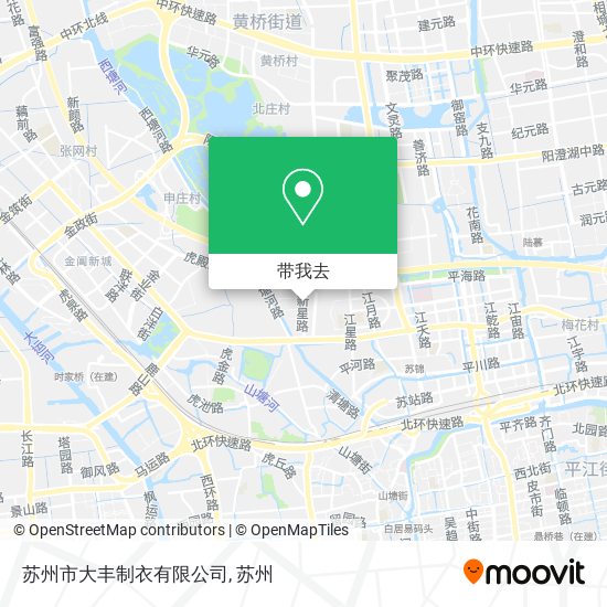 苏州市大丰制衣有限公司地图