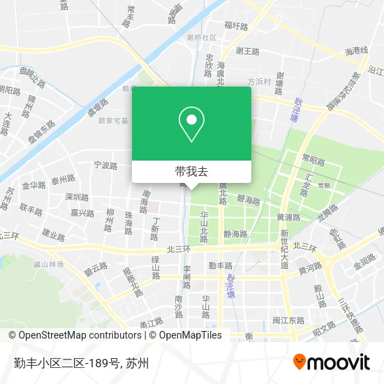 勤丰小区二区-189号地图