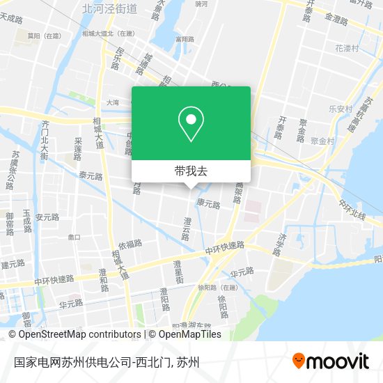 国家电网苏州供电公司-西北门地图