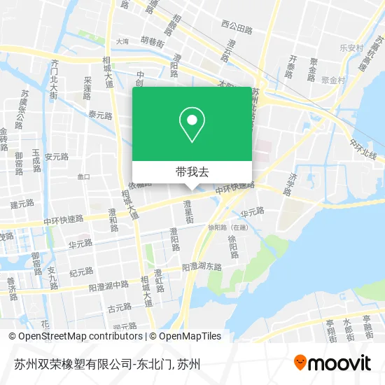 苏州双荣橡塑有限公司-东北门地图