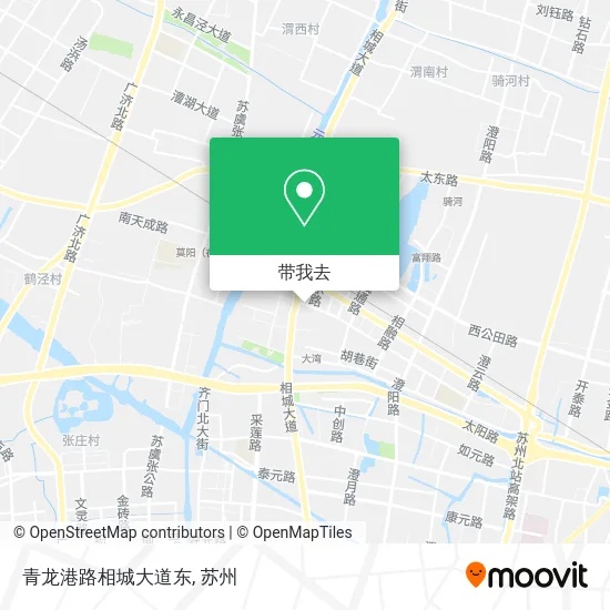 青龙港路相城大道东地图