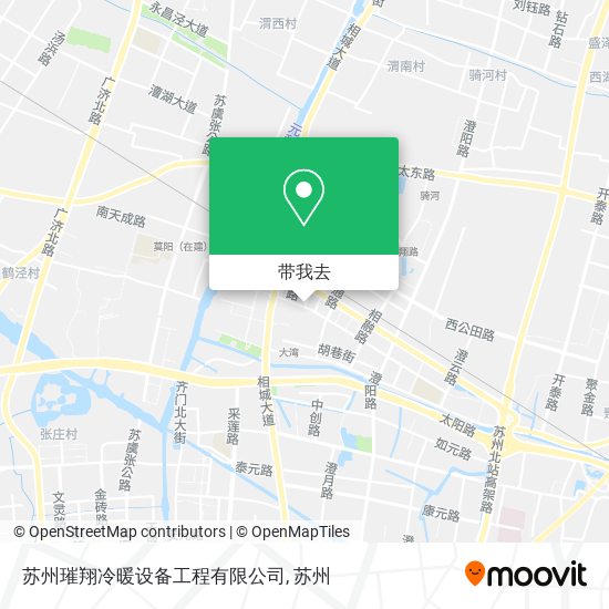 苏州璀翔冷暖设备工程有限公司地图