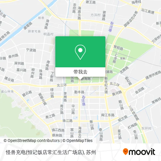 怪兽充电(恒记饭店常汇生活广场店)地图