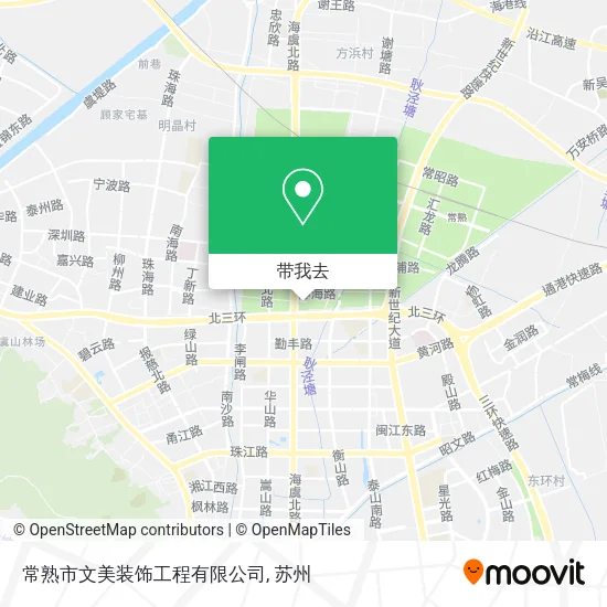 常熟市文美装饰工程有限公司地图