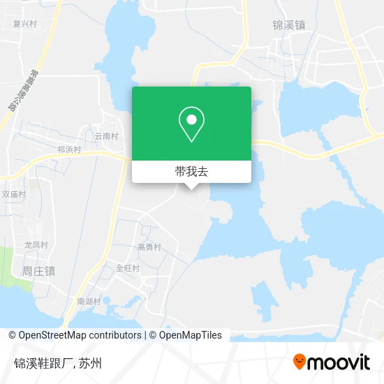 锦溪鞋跟厂地图