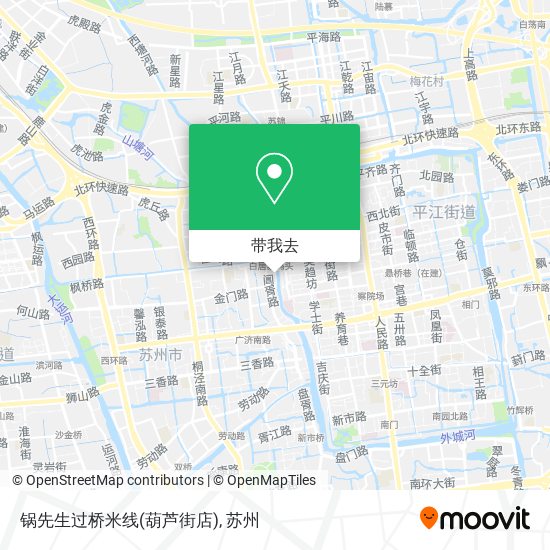 锅先生过桥米线(葫芦街店)地图