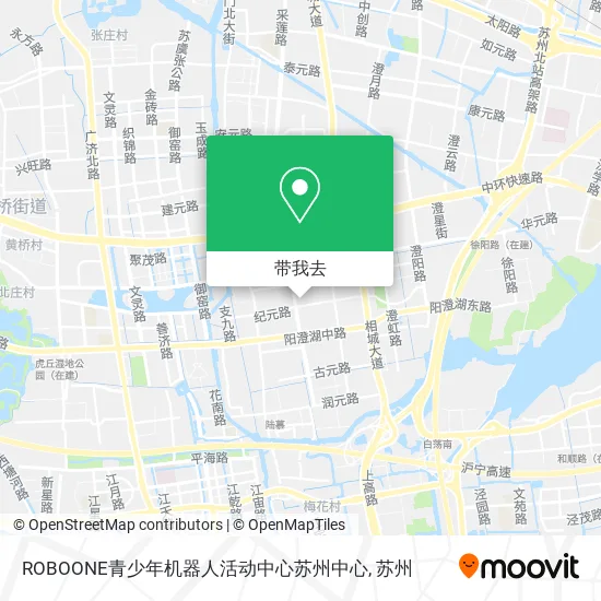 ROBOONE青少年机器人活动中心苏州中心地图