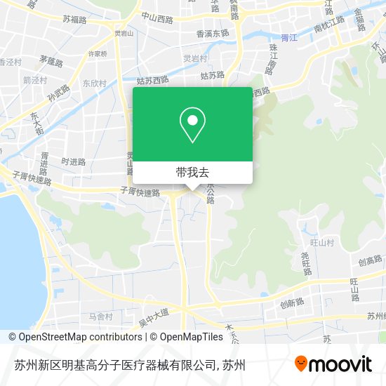 苏州新区明基高分子医疗器械有限公司地图