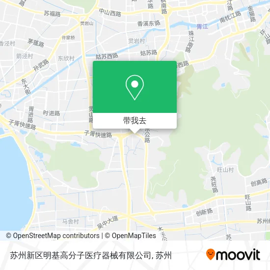 苏州新区明基高分子医疗器械有限公司地图