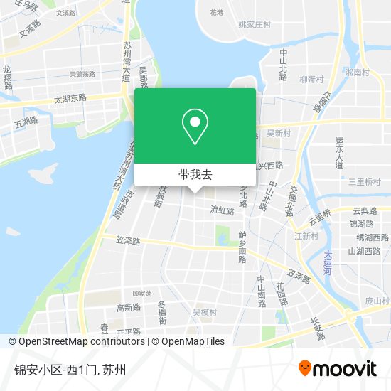 锦安小区-西1门地图