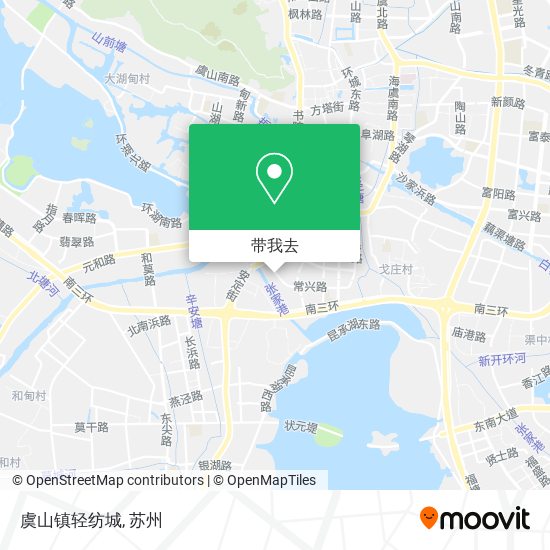 虞山镇轻纺城地图