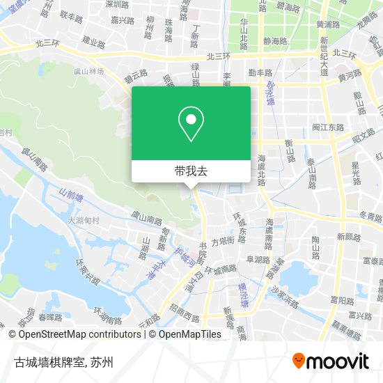 古城墙棋牌室地图
