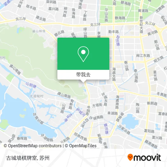 古城墙棋牌室地图