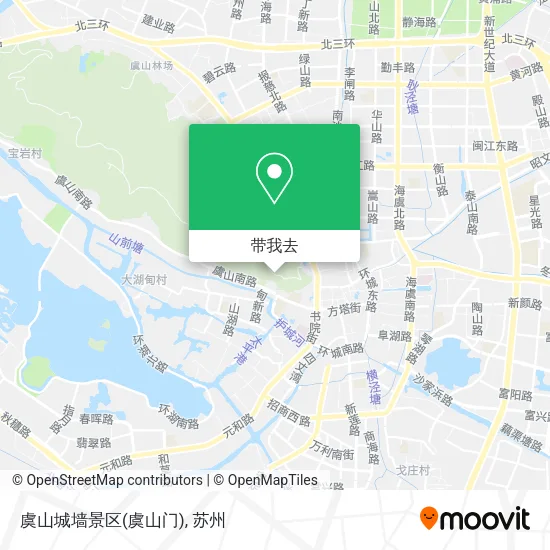 虞山城墙景区(虞山门)地图