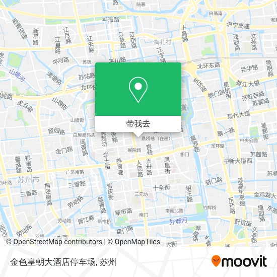 金色皇朝大酒店停车场地图