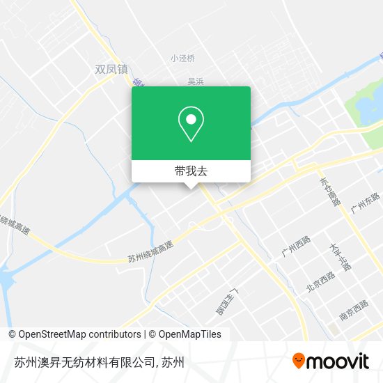 苏州澳昇无纺材料有限公司地图