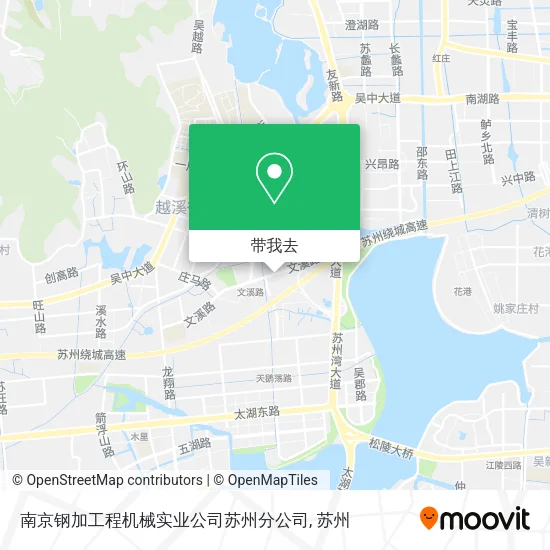 南京钢加工程机械实业公司苏州分公司地图