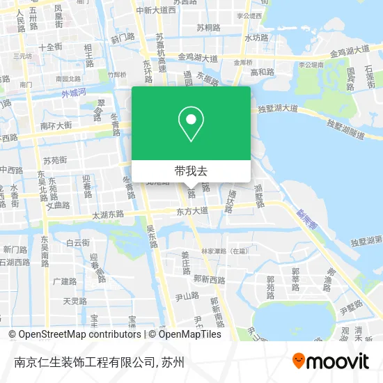 南京仁生装饰工程有限公司地图