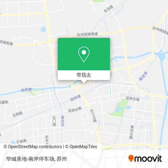 华城美地-南岸停车场地图