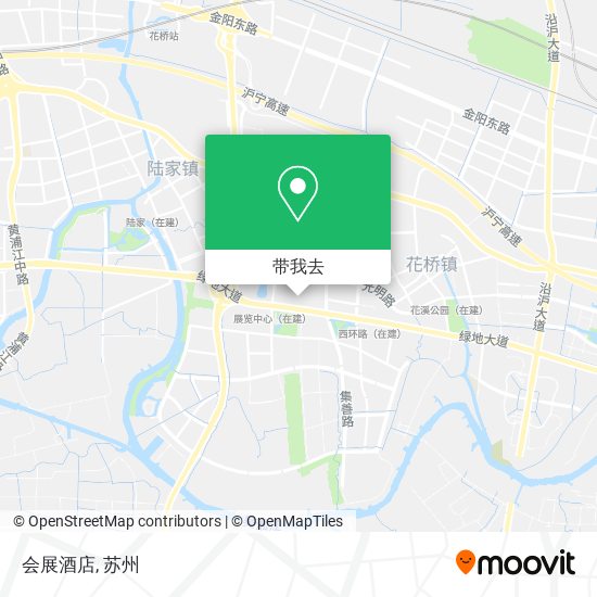 会展酒店地图