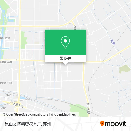 昆山文博精密模具厂地图