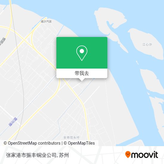 张家港市振丰铜业公司地图
