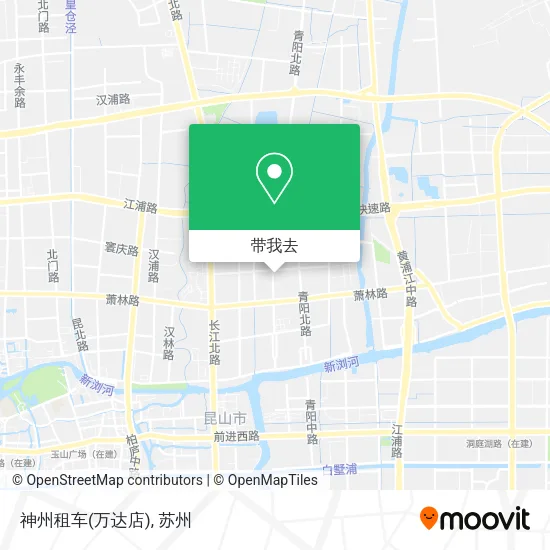 神州租车(万达店)地图