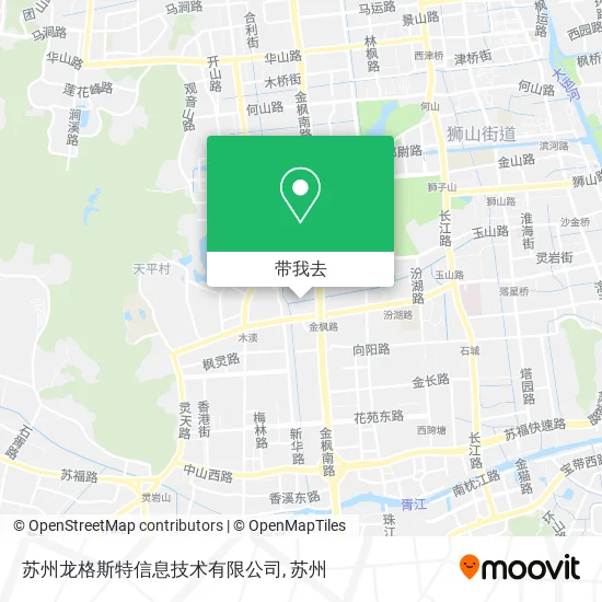 苏州龙格斯特信息技术有限公司地图