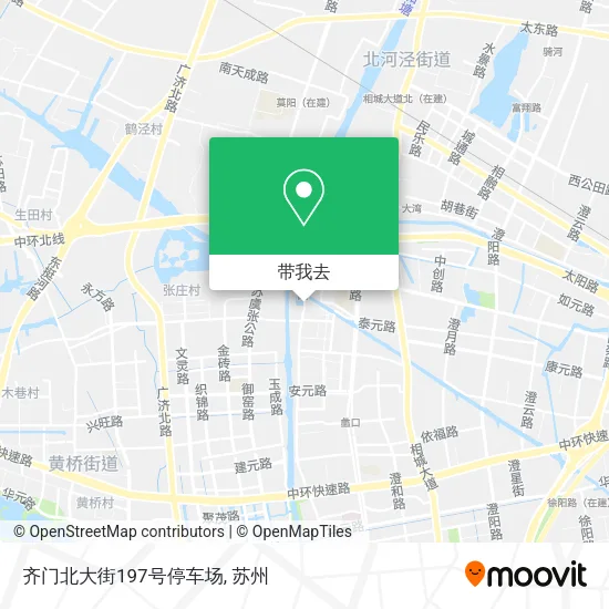 齐门北大街197号停车场地图