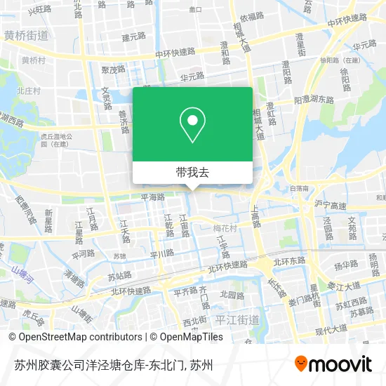 苏州胶囊公司洋泾塘仓库-东北门地图