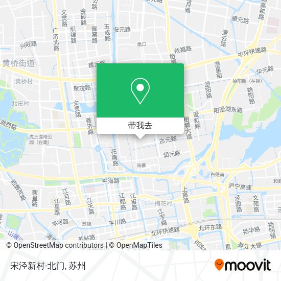 宋泾新村-北门地图