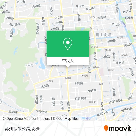 苏州糖果公寓地图