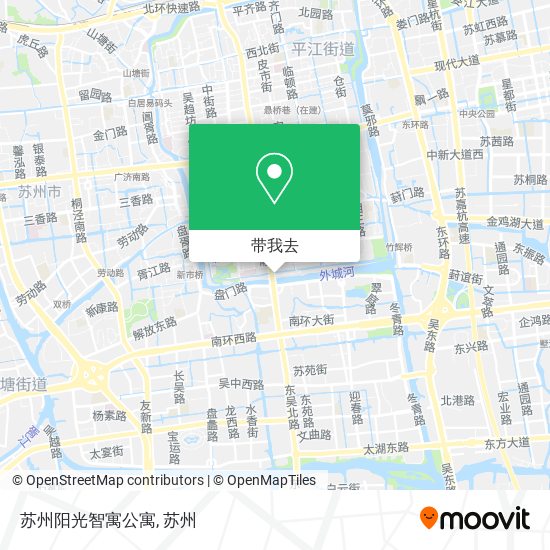 苏州阳光智寓公寓地图