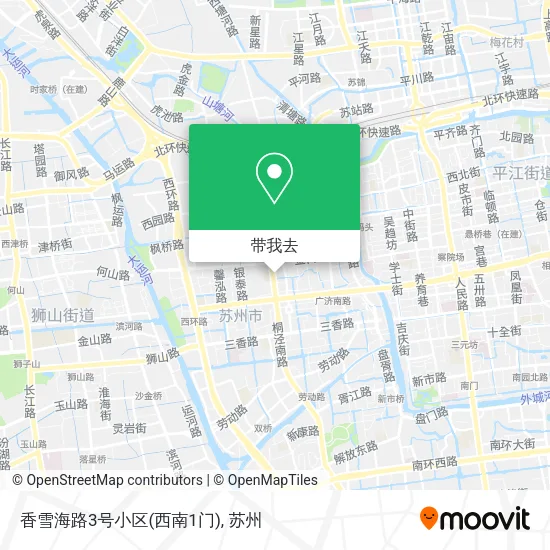 香雪海路3号小区(西南1门)地图
