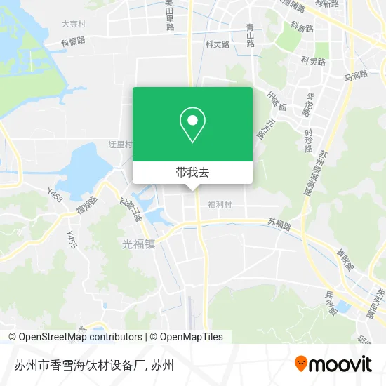 苏州市香雪海钛材设备厂地图
