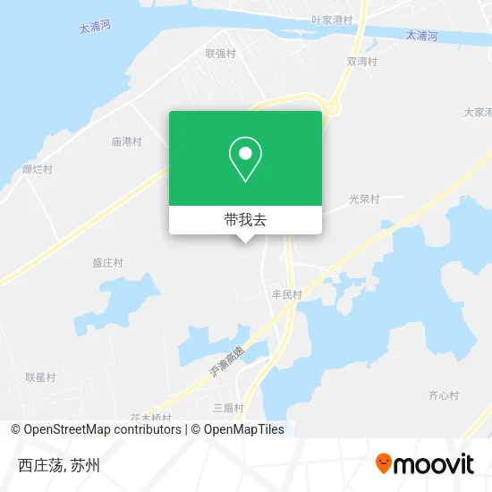 西庄荡地图