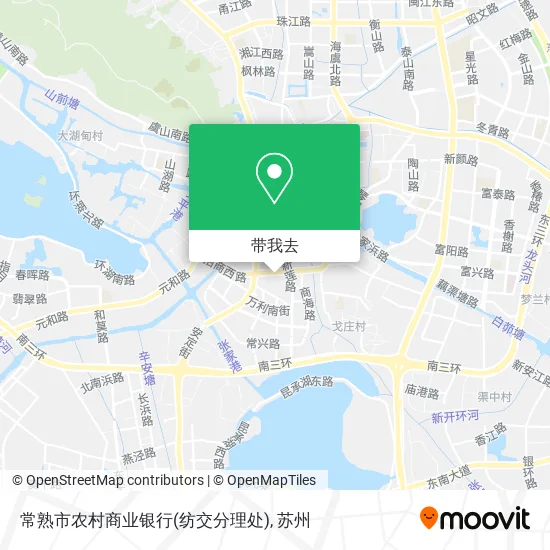 常熟市农村商业银行(纺交分理处)地图