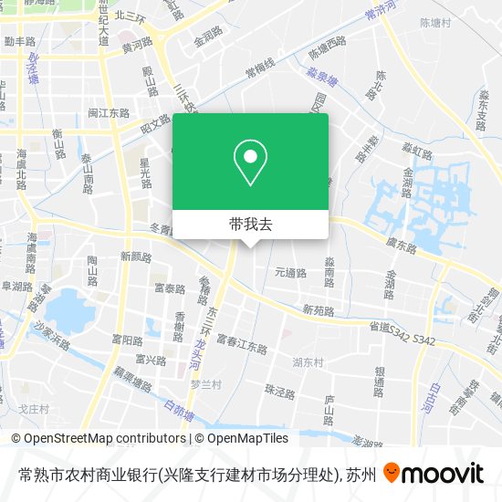 常熟市农村商业银行(兴隆支行建材市场分理处)地图