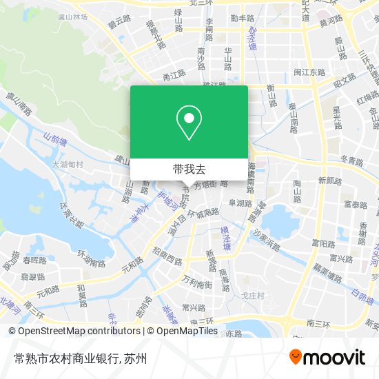 常熟市农村商业银行地图