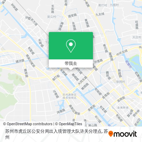苏州市虎丘区公安分局出入境管理大队浒关分理点地图