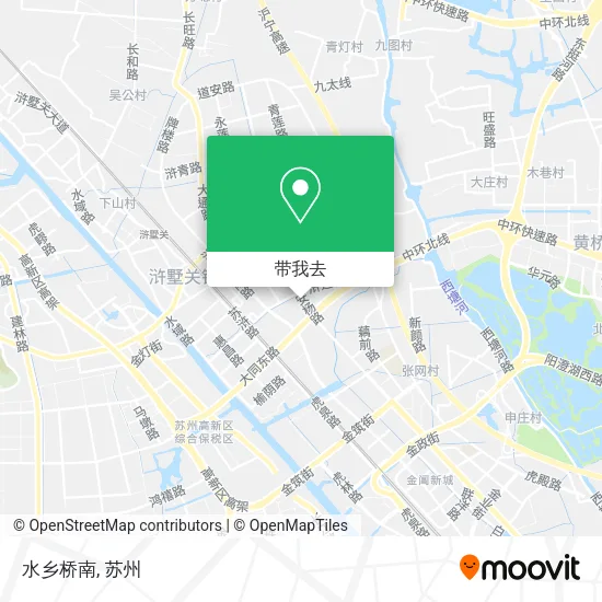 水乡桥南地图