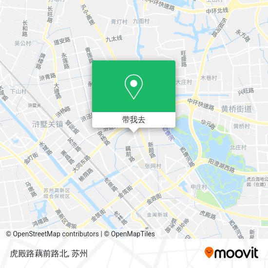 虎殿路藕前路北地图
