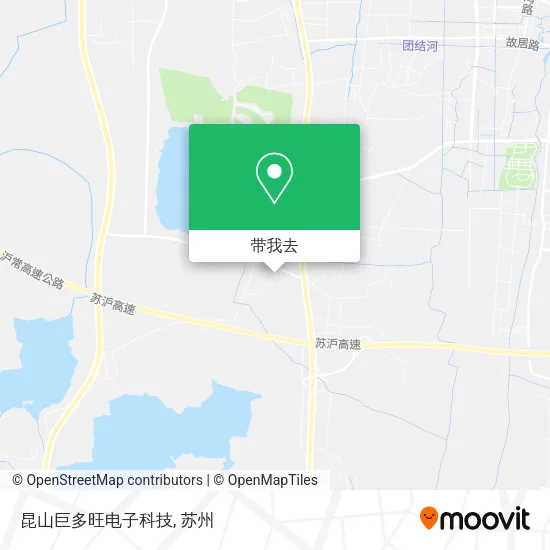昆山巨多旺电子科技地图