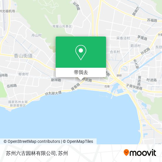 苏州六古园林有限公司地图