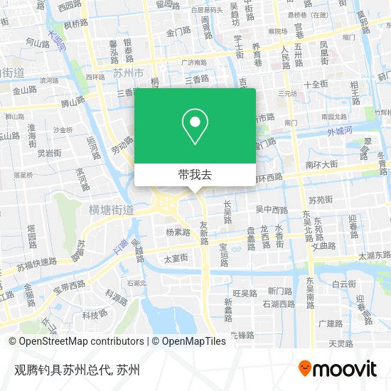 观腾钓具苏州总代地图