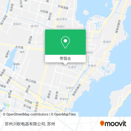 苏州川欧电器有限公司地图