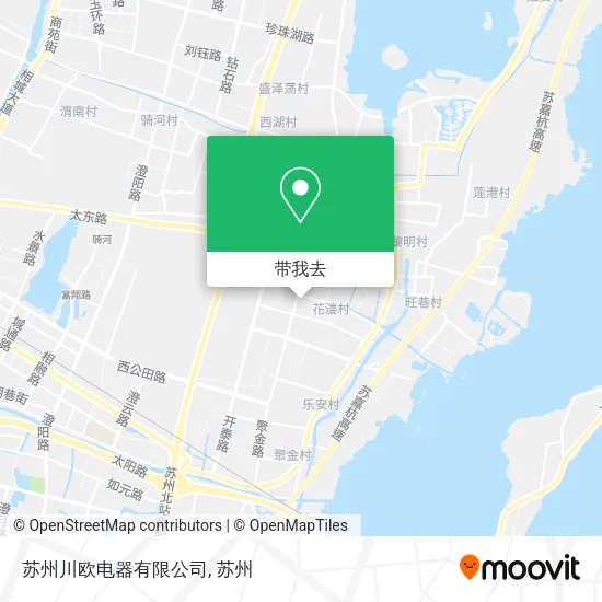 苏州川欧电器有限公司地图
