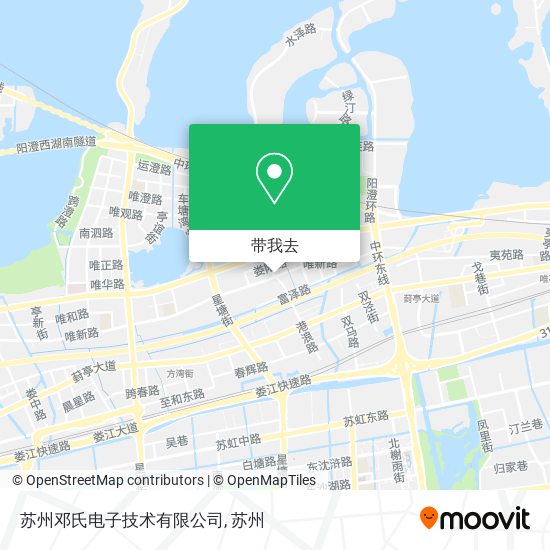 苏州邓氏电子技术有限公司地图
