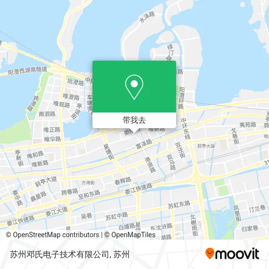 苏州邓氏电子技术有限公司地图